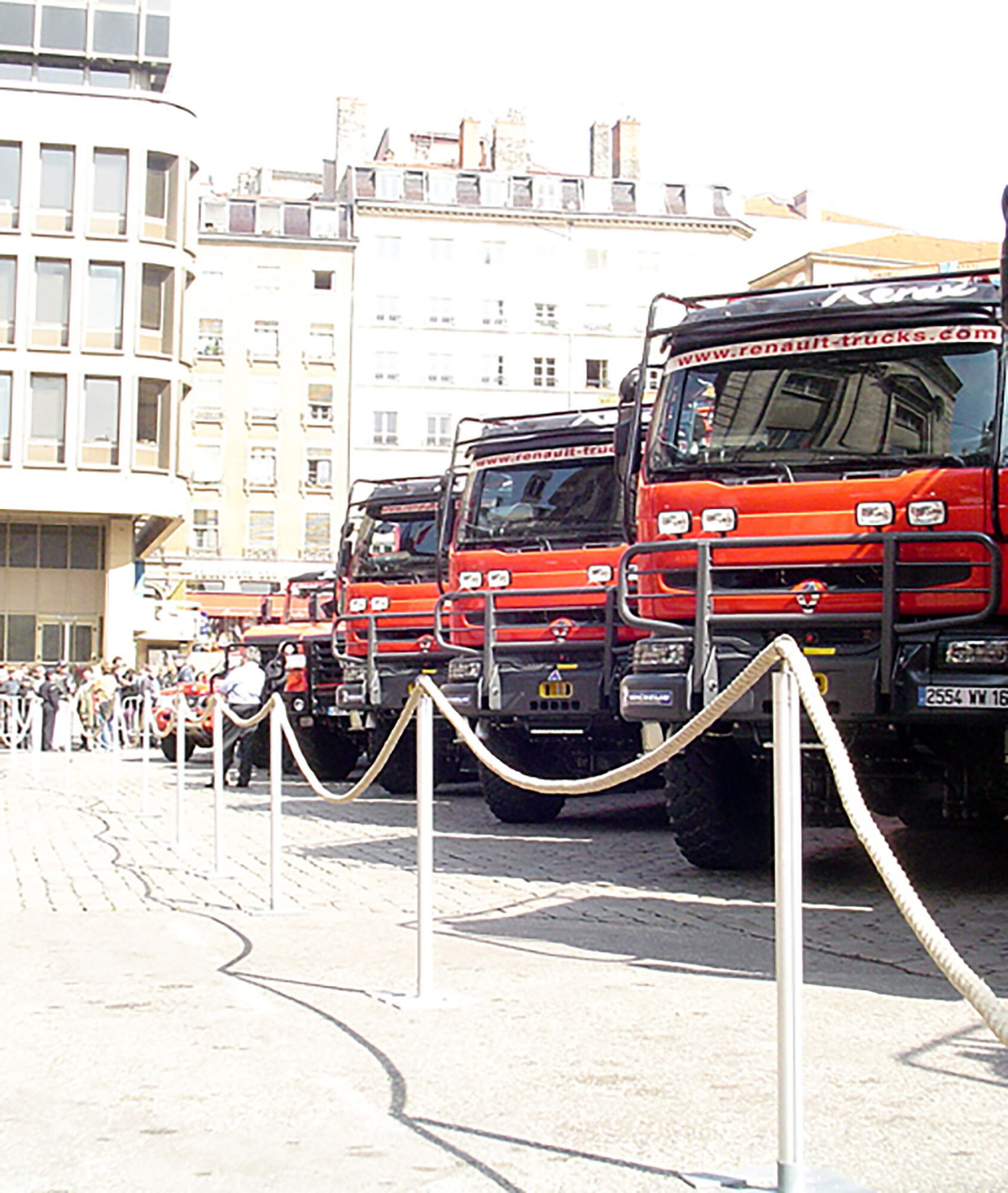 potelet avec corde chanvre sur évènement
