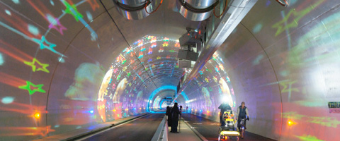 Inauguration du tunnel de la Croix Rousse par Ivanhoé