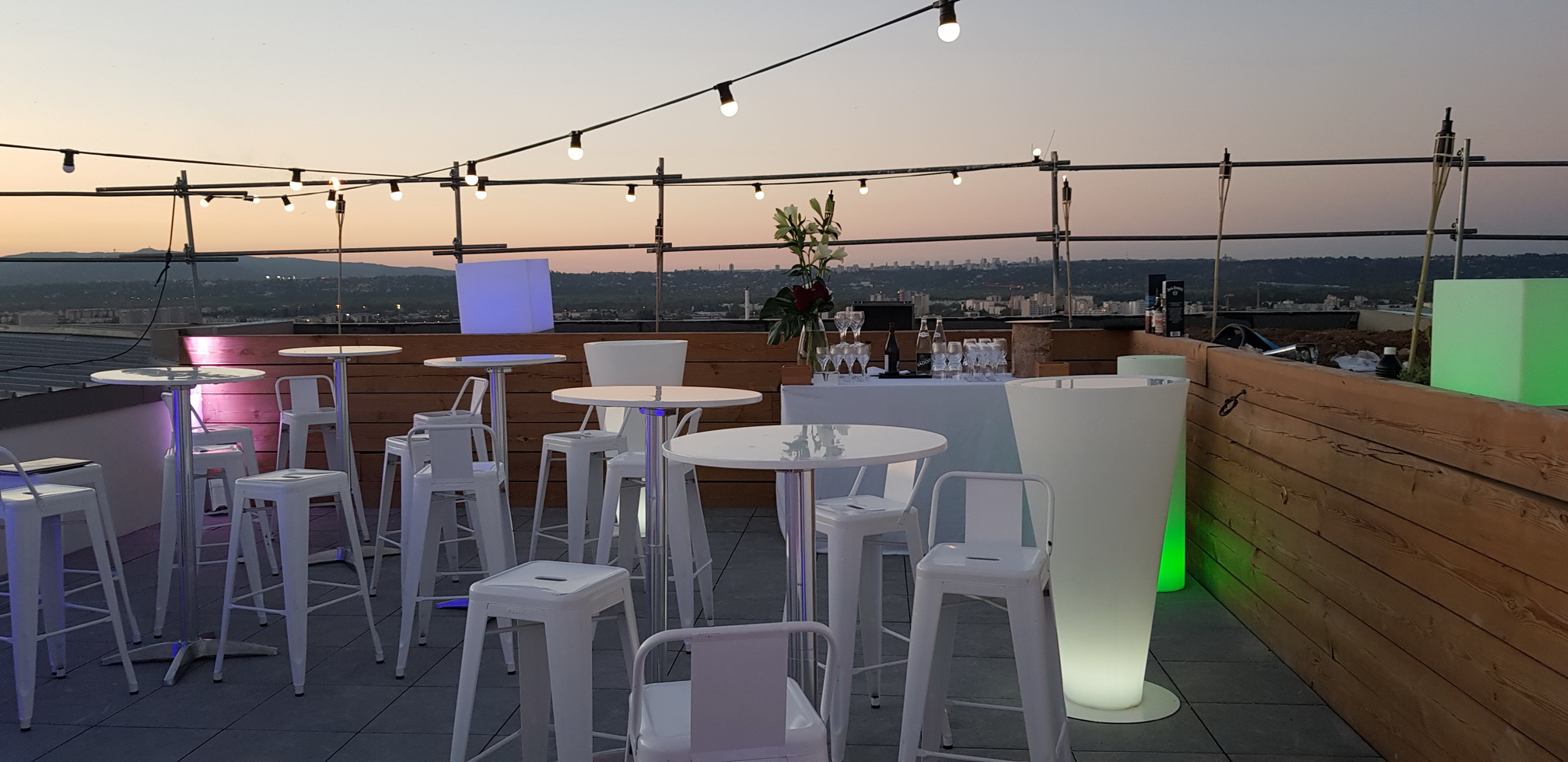 La soirée fin de travaux d'un promoteur immobilier