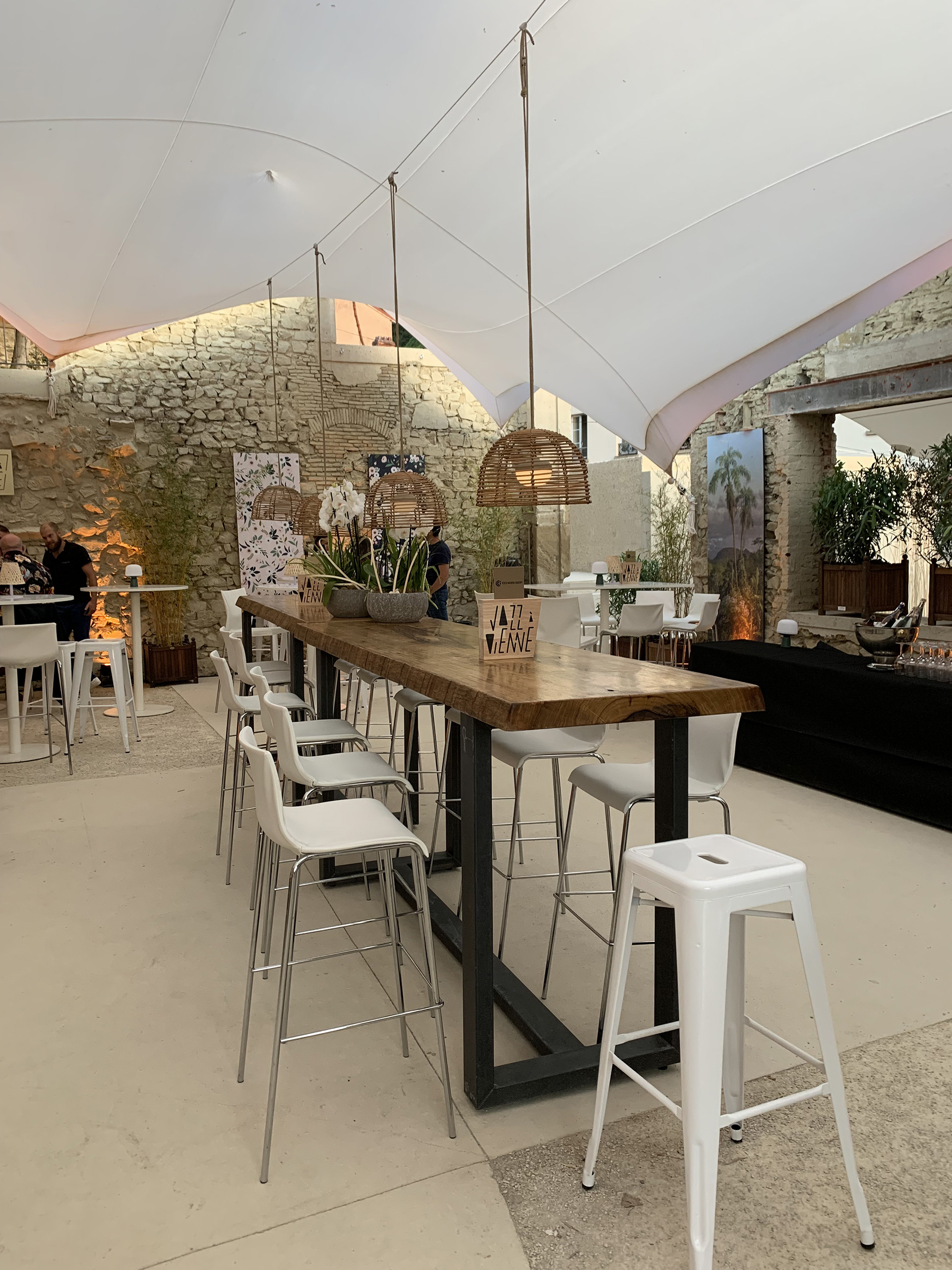 Village VIP durant le festival