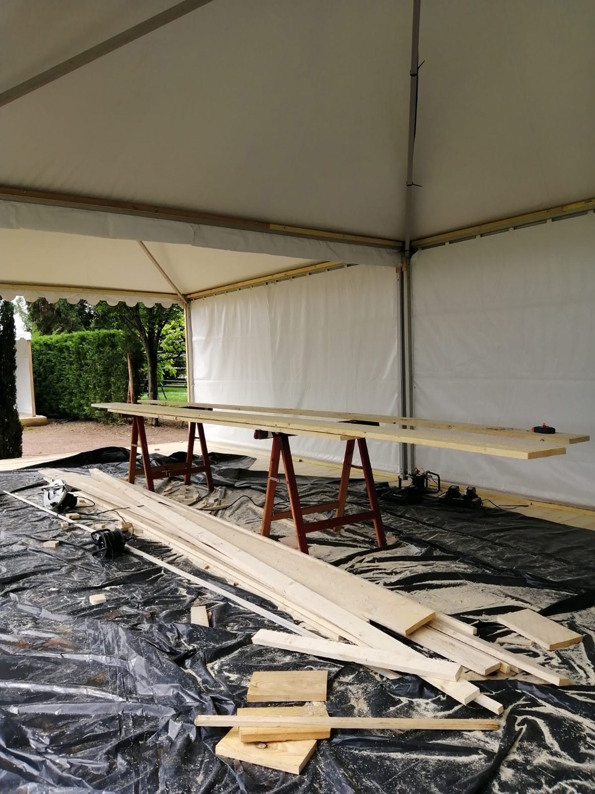 Montage des Nuits de Fourvière