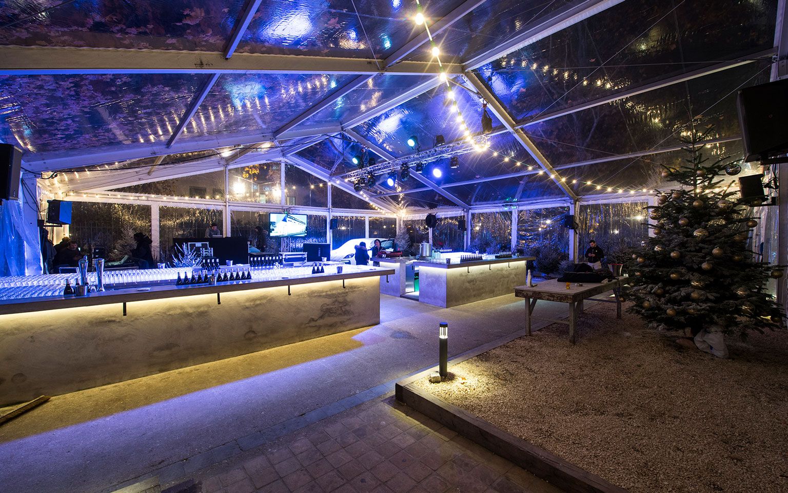 toit Cristal sur évènement