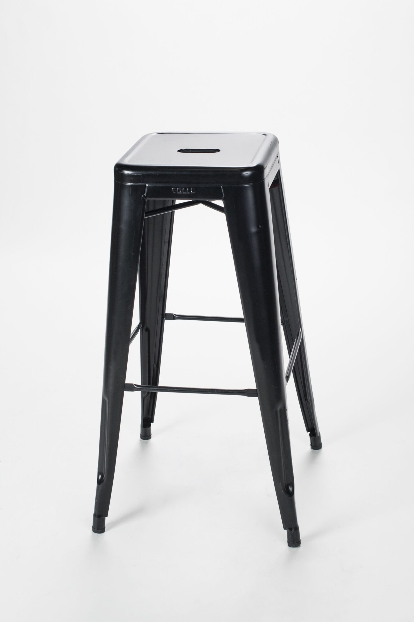 tabouret Tolix HT 80 bleu nuit