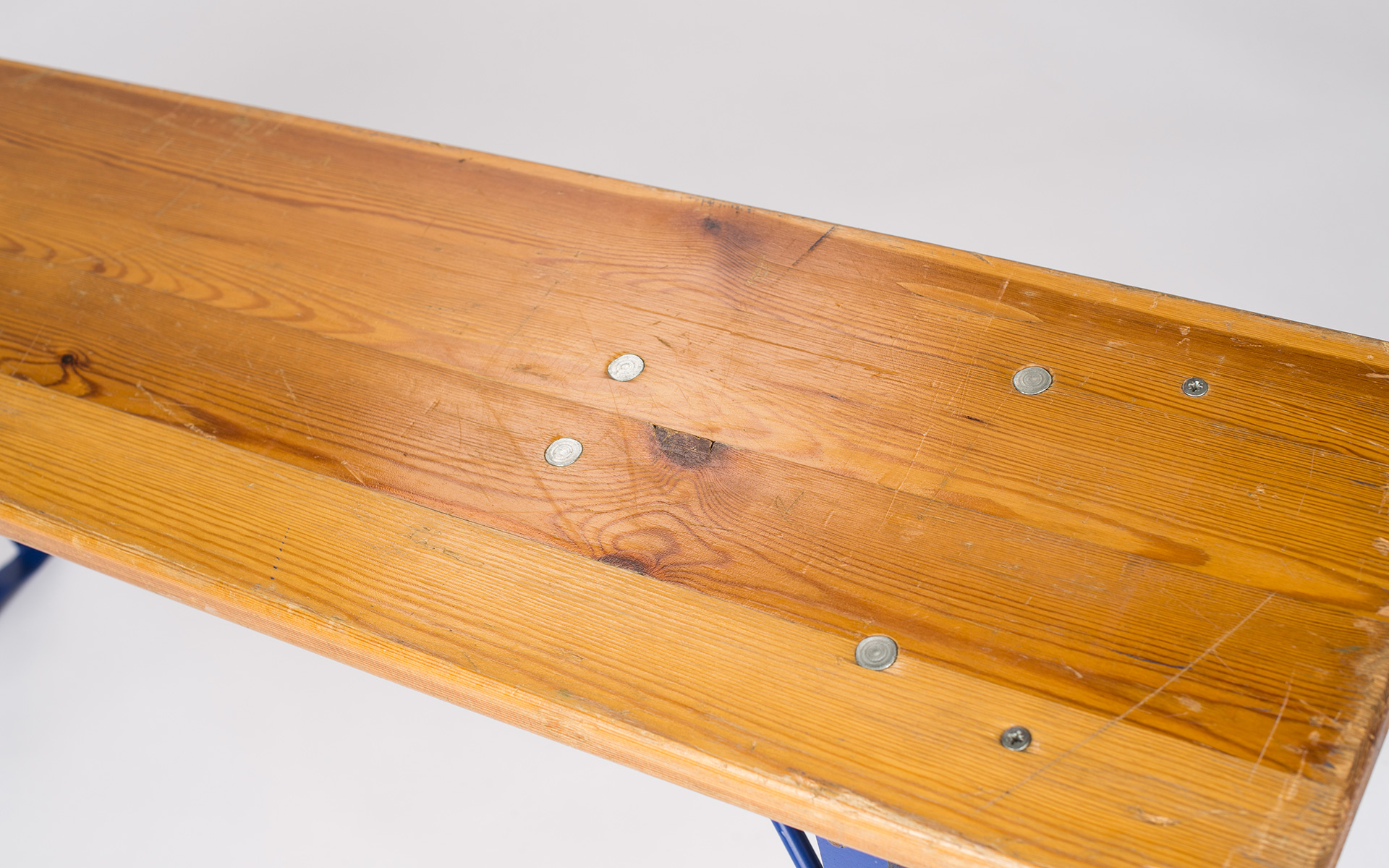 Banc vestiaire planche en bois assise