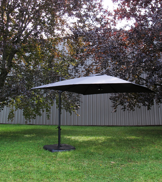 parasol excentré 12m² déplier