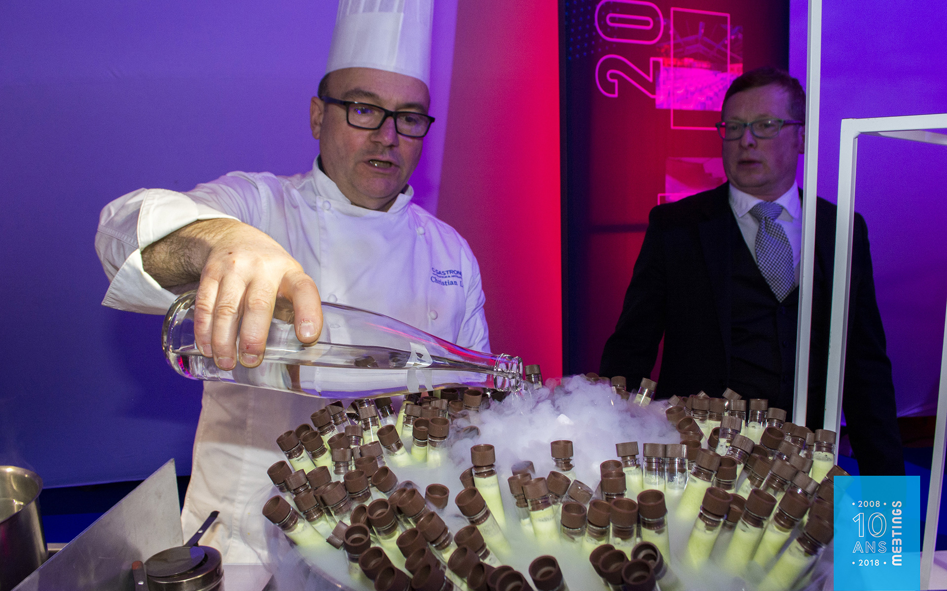 Cuisine Moléculaire lors de la soirée des 10 ans de Meetings