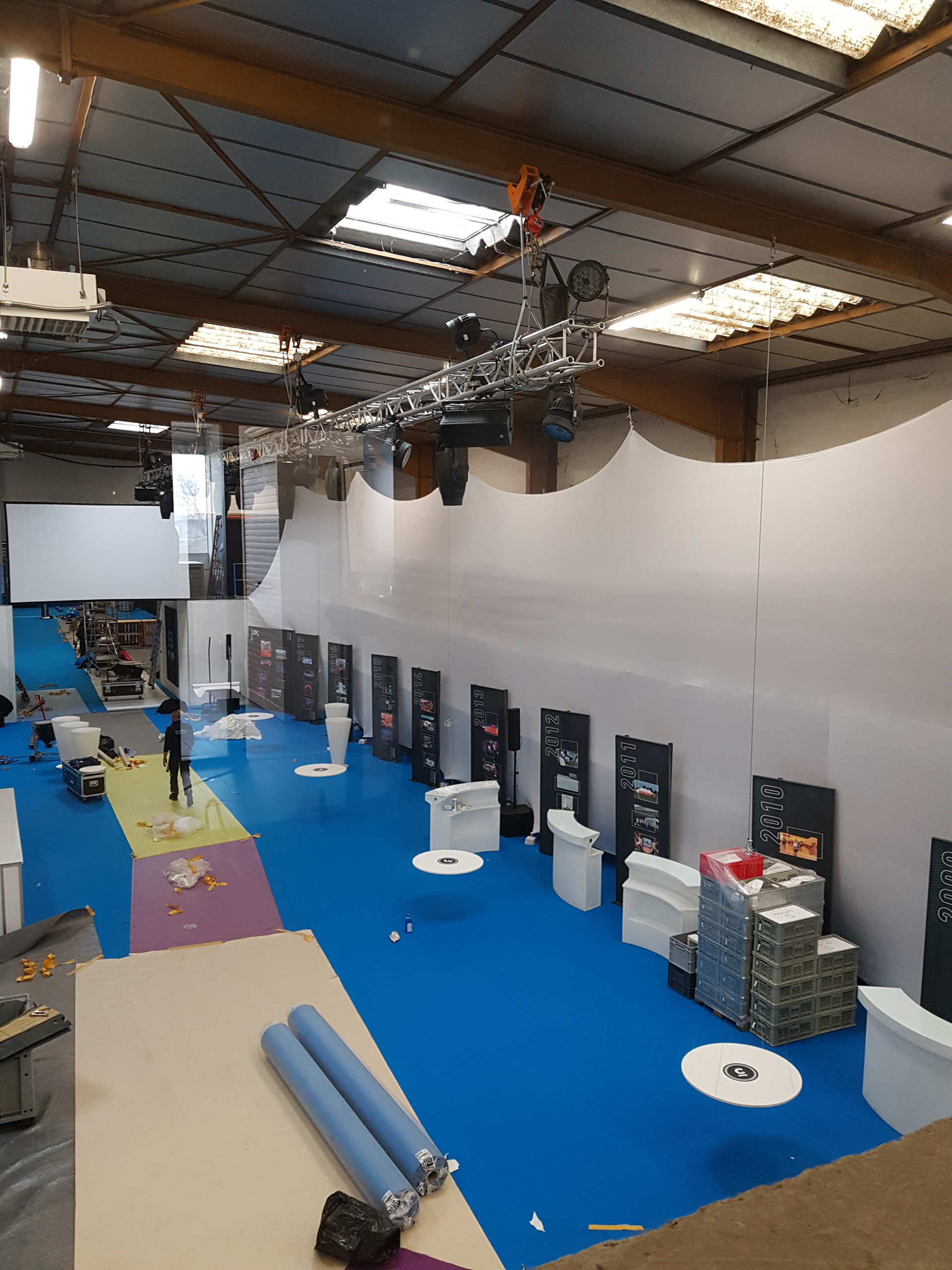 Mise en place de la soirée de Meetings