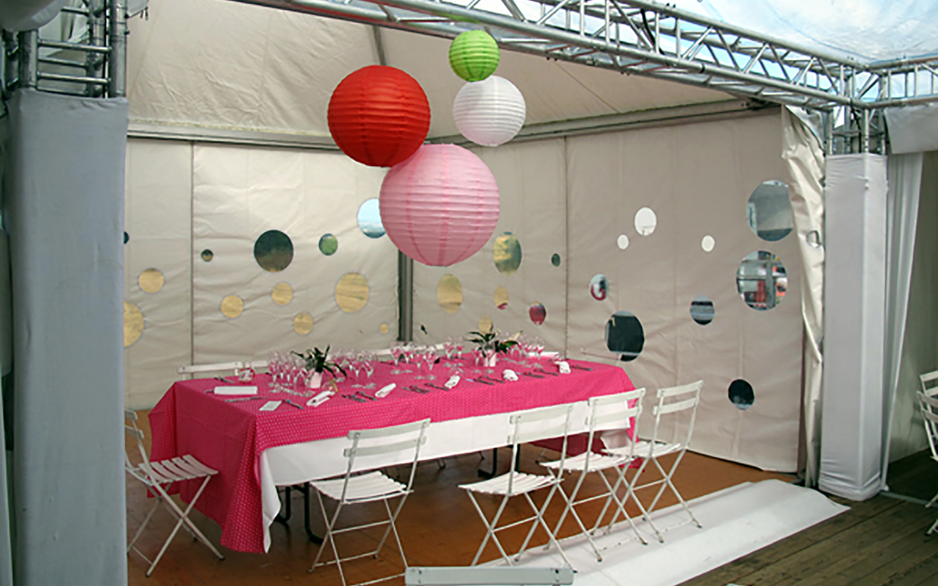 table de gala sur évènement