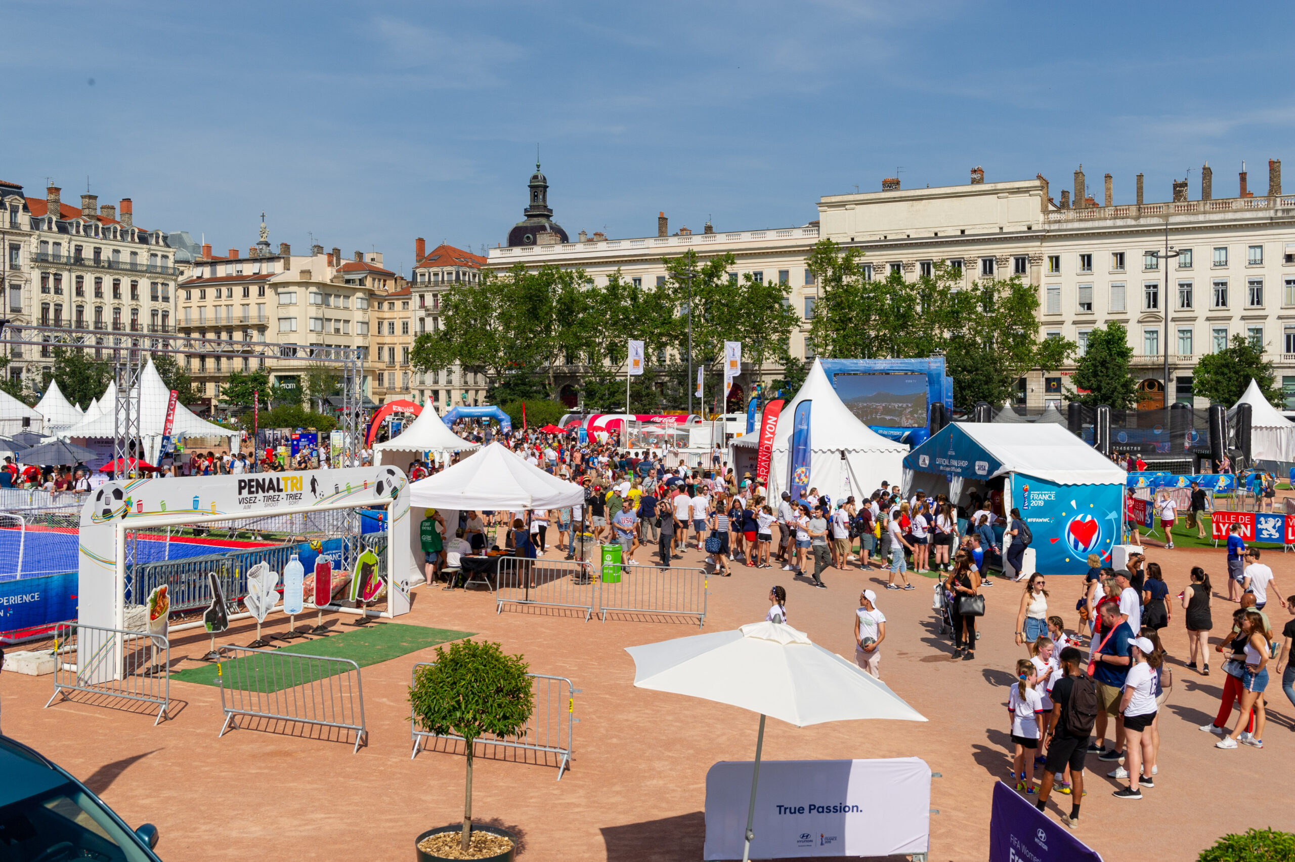 Village de la FFE pour la coupe du monde féminine