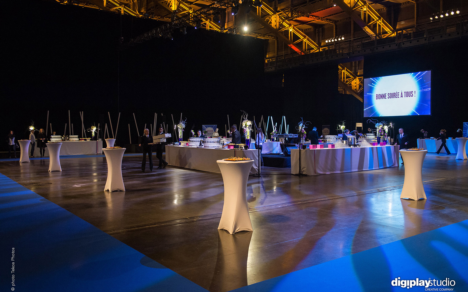 Evèenement banque populaire organisé par Digiplay