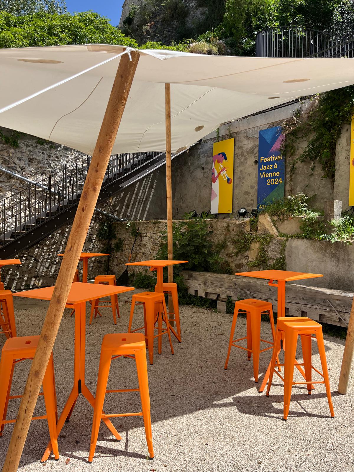 Jazz à vienne - Mobilier - Prestataires - Tolix