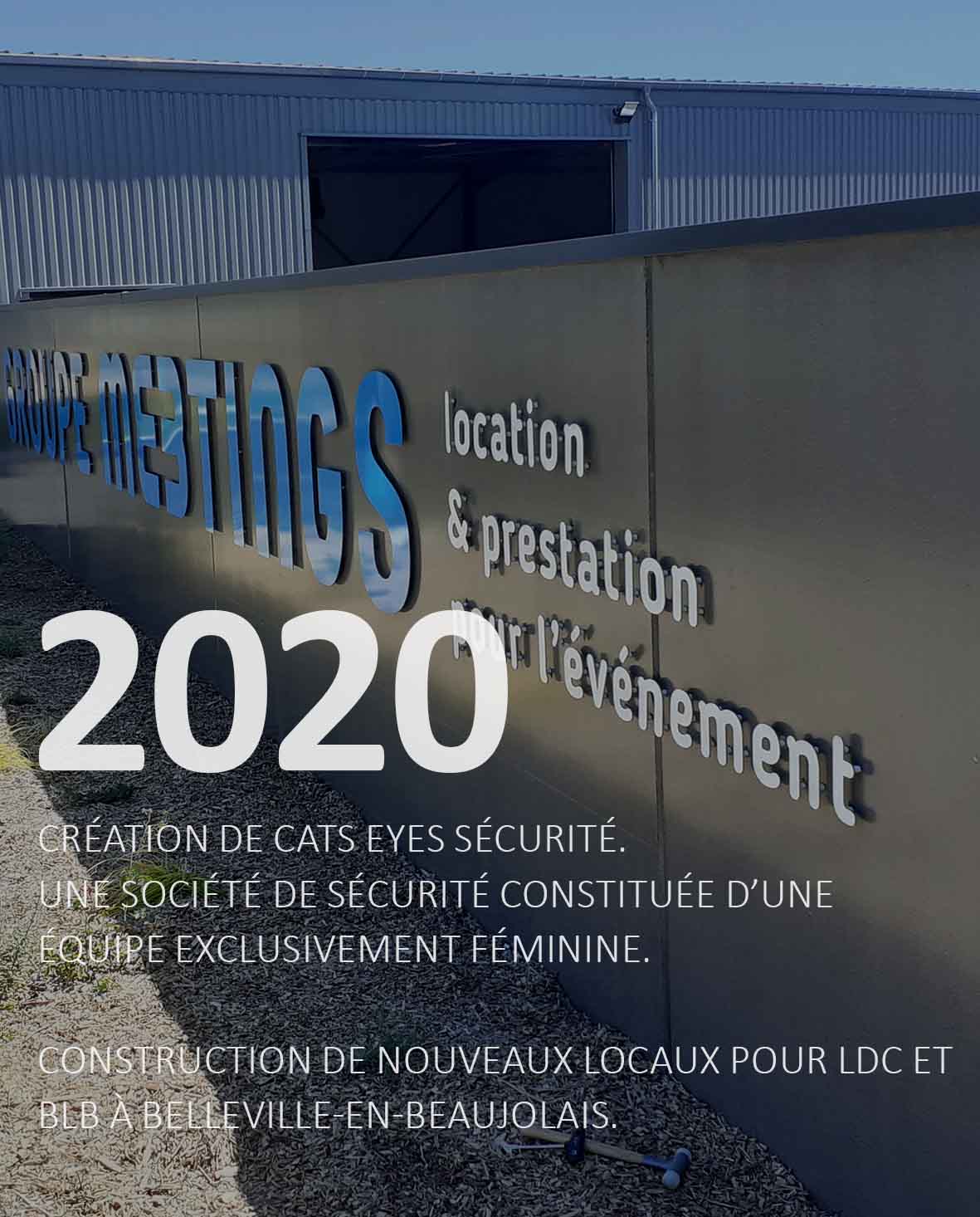 Création de Cats Eyes Sécurité. Une société de sécurité constit